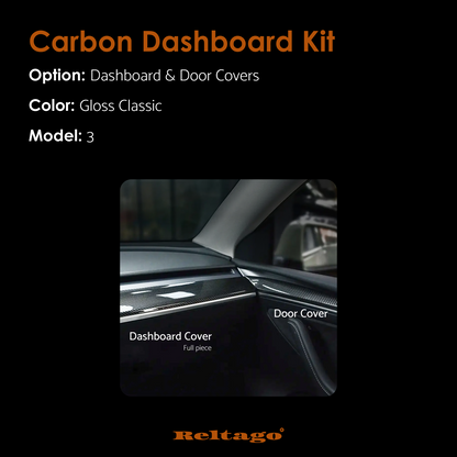 Reltago® Real Carbon Dashboard Kit