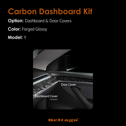 Reltago® Real Carbon Dashboard Kit